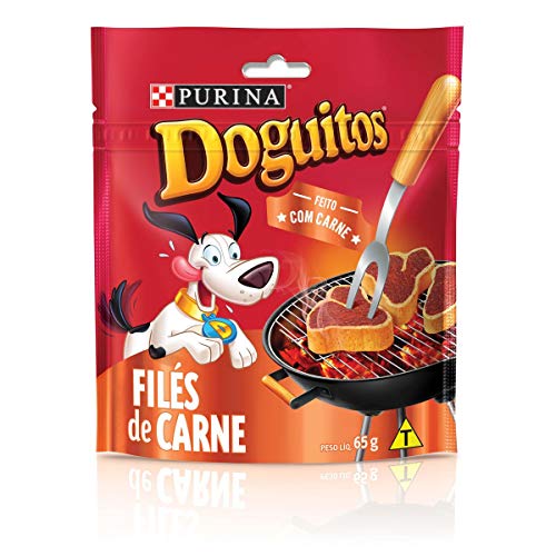 NESTLÉ PURINA Doguitos Petisco para Cães Filés Carne 65g