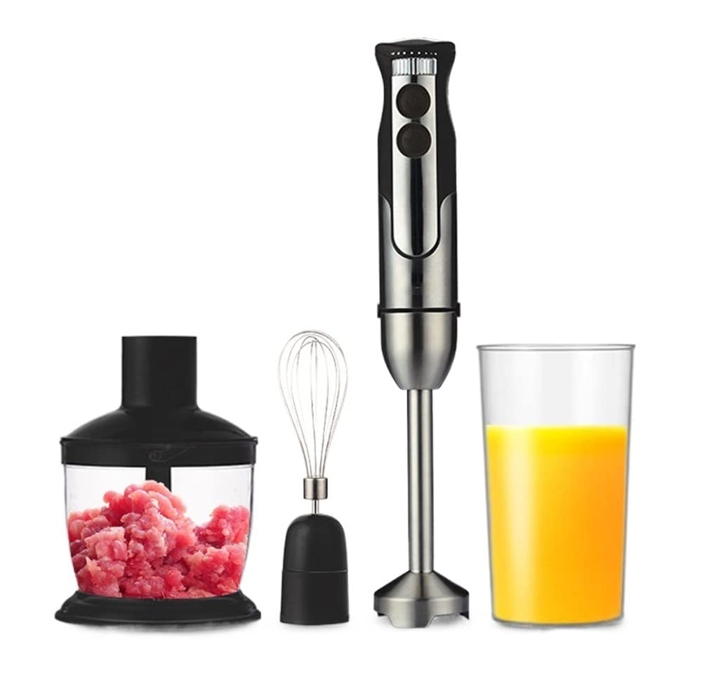 Blender ręczny, elektryczny blender ręczny, blender ręczny zanurzeniowy, mikser ręczny, ostrza ze stali nierdzewnej, idealny do zup, koktajli, przecierów, jedzenia dla niemowląt