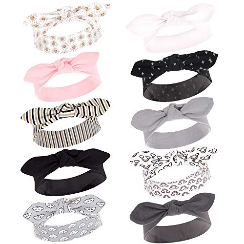 Image of Hudson Baby Infant Girl Cotton Headbands