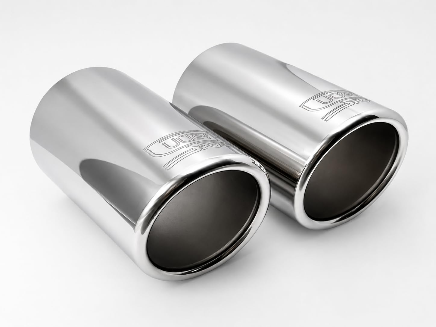 2x Auspuffblende Endrohr kompatibel MX5 MX-5 ND ab 2015 2x 65mm rund