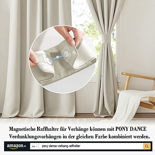 PONY DANCE Thermal Bedroom Curtains - Image 4