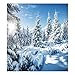 Winter Snow Tree Dishwasher Magnet Cover Front Door Sunset Landscape Decorative Refrigerator Covers Magnetic Sheet Sticker Wash Machine Fridge Panel Decal for Kitchen Appliance 23x26 in