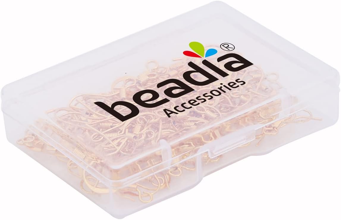 18K Gold Plated Earring Hooks 16x16mm 100pcs for Jewelry Making Findings - Image 6