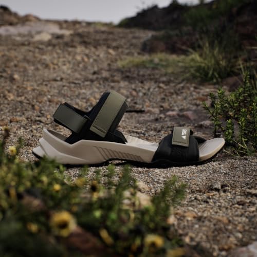 adidas Unisex Terrex Hydroterra Sandals Sandal, Olive Strata/Core Black/Wonder Beige, 47 EU – Ansicht 2