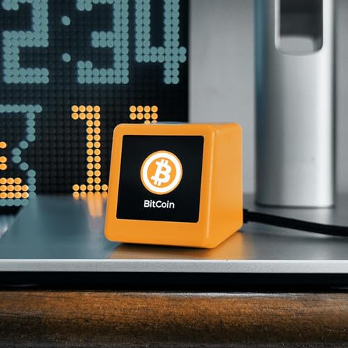 Reloj Bitcoin Ticker LED digital con seguimiento de criptomonedas y sensor de temperatura hogar 6