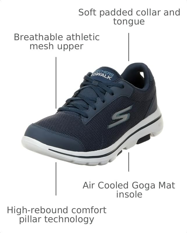 Image of Skechers Men's Gowalk 5 Demitasse Sneaker
