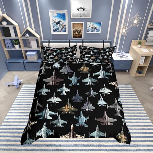 Housse de couette avion cadeau idéal pour anniversaire de garçon et d'ado
