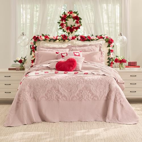 Image of BrylaneHome Amelia Bedspread - Full, Navy