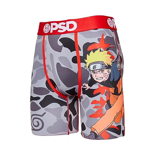 PSD Men's Naruto 3-Pack Boxer Briefs, Multi, S2