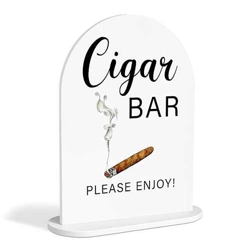 Cigar Bar Sign, Acrylic Wedding Signs, Bridal Shower Sign Decor