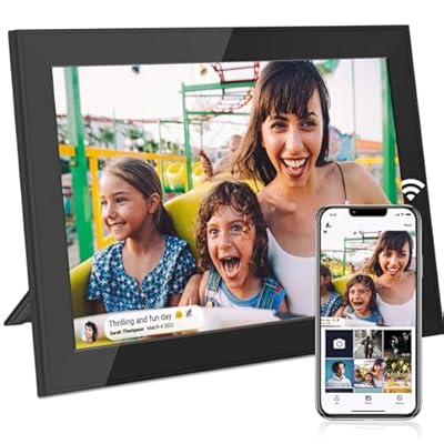 Bgift Digital Picture Frame, 10.1 Inch WiFi Smart Digital Photo Frame with IPS HD Touch Screen and SD Card Slot, Send Pictures from Anywhere via Uhale APP,Best Gifts