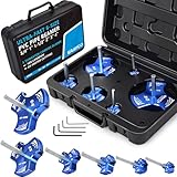 ERAYCO Kit d'alésoir de tuyau en PVC à triple lame, outil d'alésoir en plastique pour p...