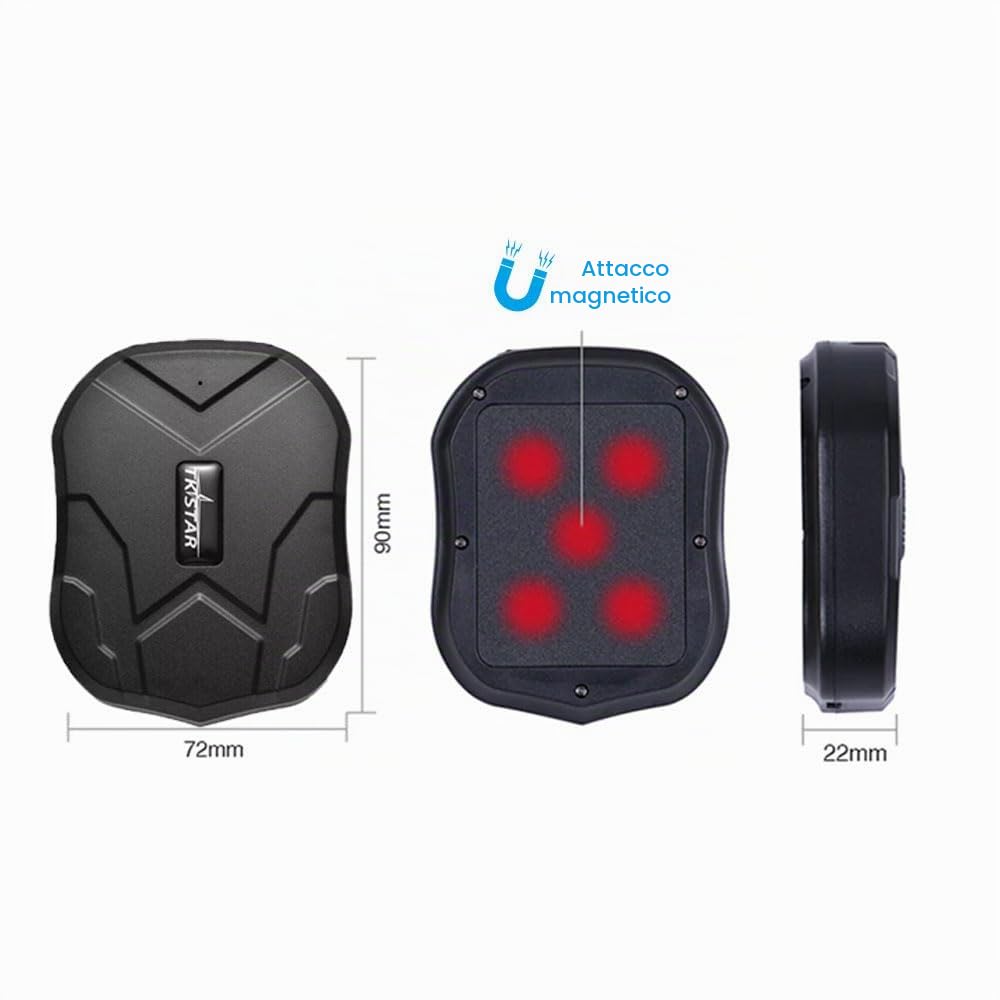 Winnes GPS Magnetico Mini OBD Cablaggio Cavo Rilevatore per Auto Furgone Motocicletta Bambini Oap Fleet Taxi - MAGNETIC