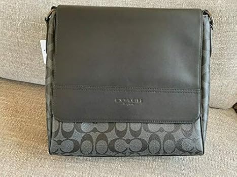 Coach Houston Map Signature Messenger Bag - #573 - Charcoal