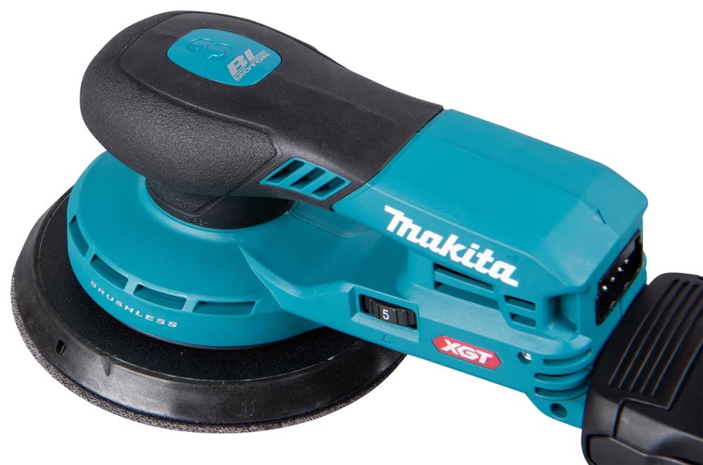 Makita BO004CGZ 40V Max Li-ion XGT 150mm Lijadora orbital aleatoria sin escobillas, baterías y cargador no incluidos