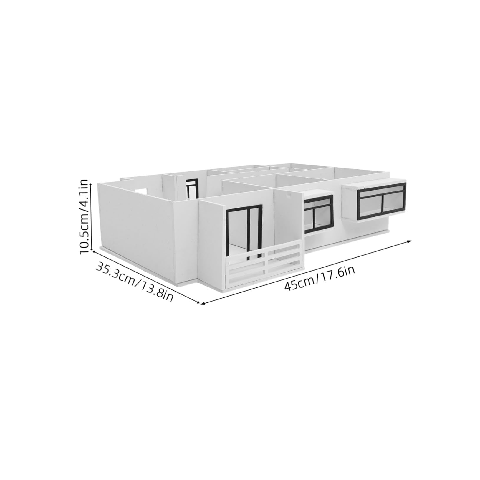SHINEOFI Model Mieszkania DIY Materiałów Architektonicznych Do Budowy Precyzyjnego Modelu Wnętrza Domu dla Studentów Architektury i Hobbystów
