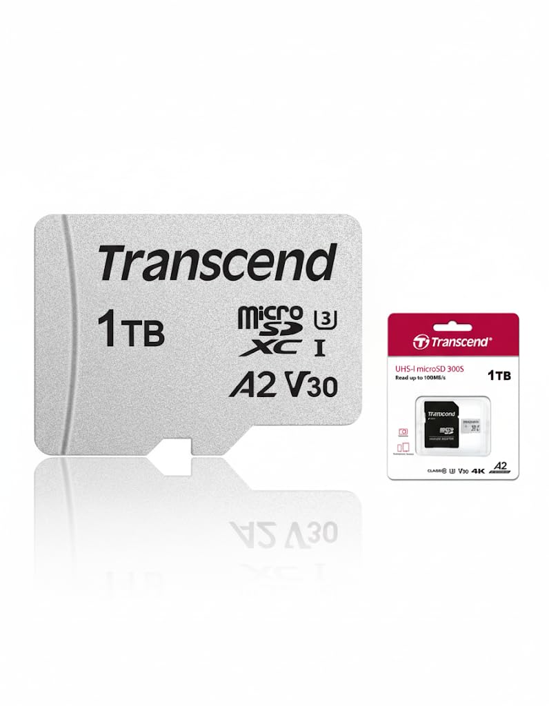 Transcend TS1TUSD300S-A microSD UHS-I U3 A1 with Adaptor 1TB
