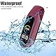 Itonash Ersatz-Clip-Halter, Weich, Wasserdicht, Armband-Schutzband-Abdeckung, Kompatibel mit Mi Band 6, Armband, Ersatz-Fitness-Armband (Schwarz)