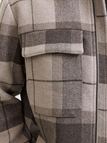 JACK & JONES Herren Jprccrussel Wool Blend Jacket Sn, Brindle, l – Ansicht 5
