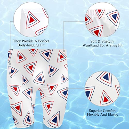 Bañador bóxer con patrón geométrico triangular multicolor talla XL para hombre 2