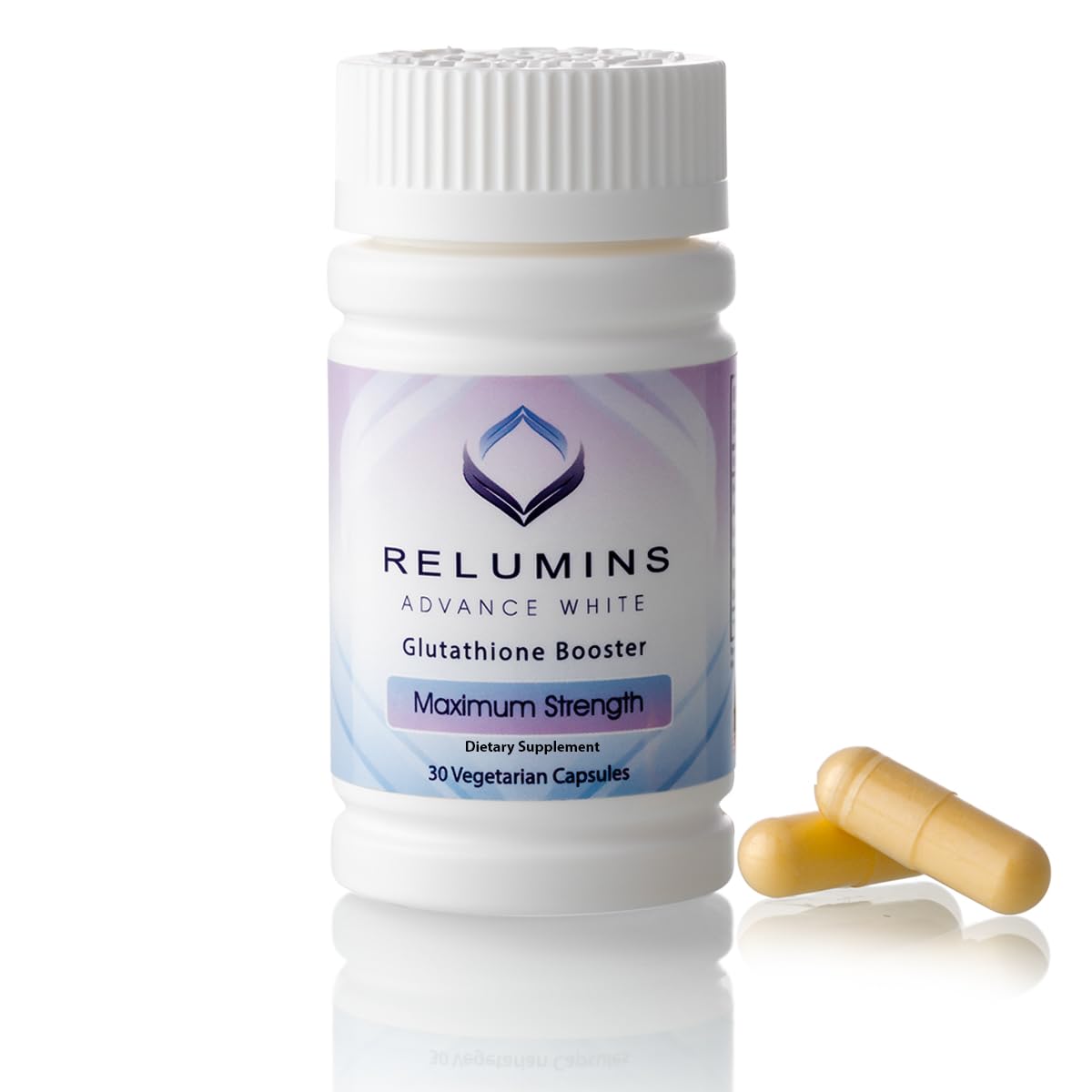 ReluminsGlutathione Booster - 30 Caps, White