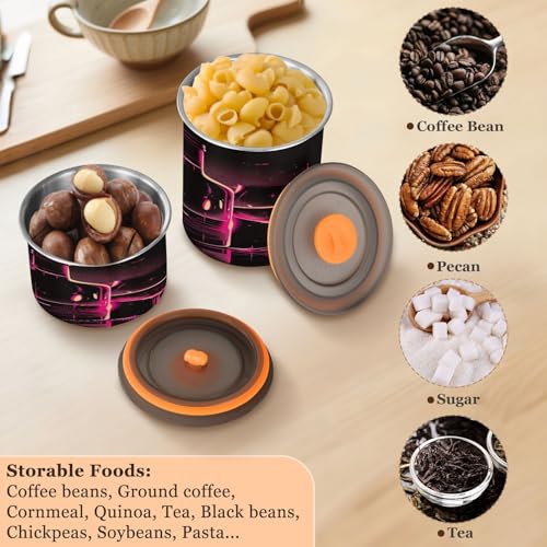 Contenedor Hermético de Acero para Café y Alimentos 17 oz miniatura 6