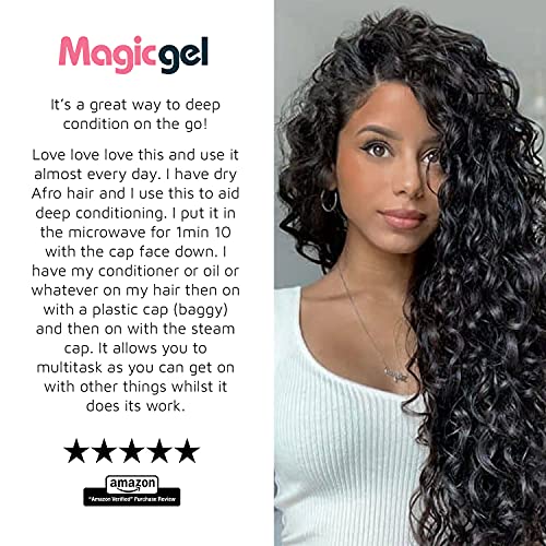 Magic Gel Luxus Trockenhaube für Tiefenbehandlung - Trockenhaube für Haare - Mikrowellengeeignete Föhnhaube - Hair Steamer - Image 6