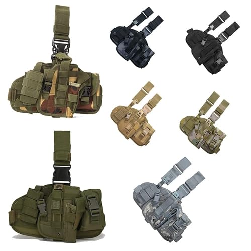 Tactical Camouflage Leg Holster Cover Pistol Handgun Airsoft Gun Shooting Gear Equipment #TOP6