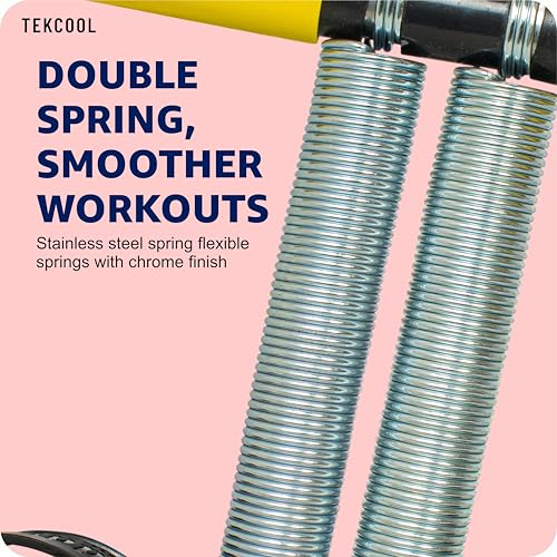 Image of TEKCOOL Double Spring Tummy Trimmer Men and Women for Abs Workout Stomach Exercise Machine for Women and Men Exercise in Gym