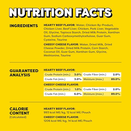 Temptations Creamy Puree Squeezable Lickable Cat Treats, Wet Cat Treats with Beef Liver and Cheese Variety Pack, 0.42 oz. Tubes, 24 Count — view 4