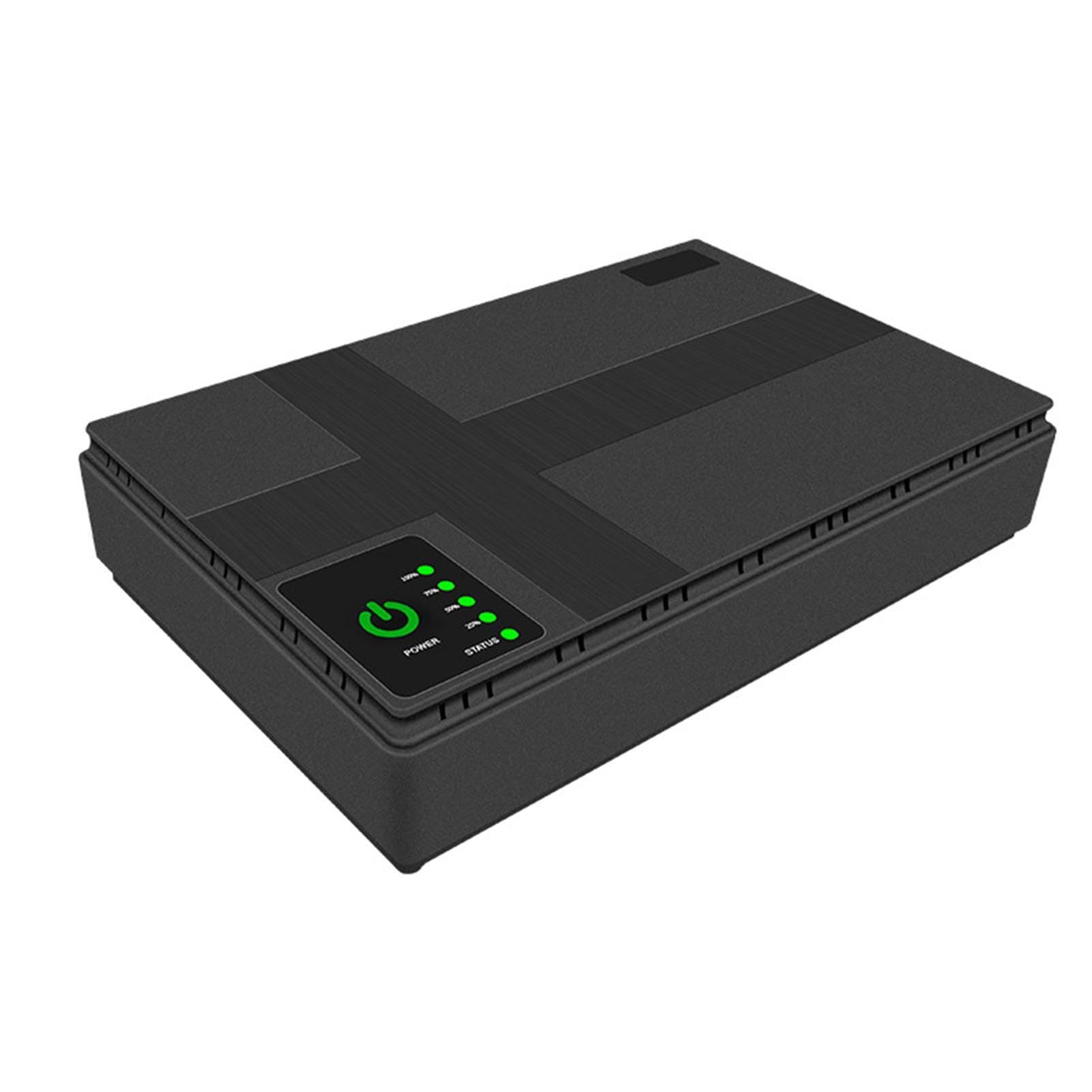 Batterie de secours pour caméra de sécurité – Batterie de secours portable pour routeur, batterie de secours UPS | Bloc de batterie de sortie de haut-parleur d'alimentation de modem pour lumière LED