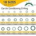 NBRINGO 265 Pcs AC O Ring & Gasket Seal Kit for R134a - Durable A/C Compressor Port Seal Washer Kit with Line Seals, Bonded Washers, Condenser & Hose Gaskets for Long-Lasting Performance