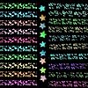 420pcs Luminous Star Paper Strips, Glow in the Dark Lucky Star Origami Multi-Color Paper Star Folding Strips for Craft Art Decoration Gift Supplies (Love Tower, Heart) #3
