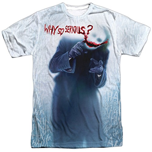 Popfunk The Dark Knight Heath Ledger Why So Serious Joker T Shirts (Small)