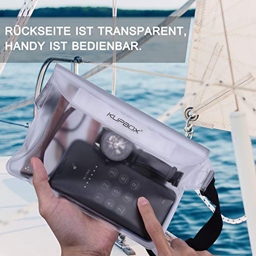 KUPBOX 2 sacchetti impermeabili con cinturino