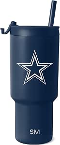 Simple Modern Dallas Cowboys Tumbler with Flip Lid, 30oz, NFL