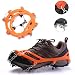 Glodeals(TM) 2x Anti-slip Ice Cleats Shoe Boot Tread Grips Traction Crampon Chain Spike Sharp Snow Walking Walker