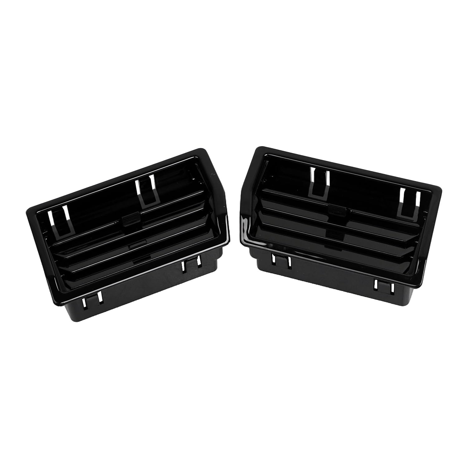 para Goldwing GL1500 1988-2000 Negro Brillante Motocicleta Izquierda Derecha Carenado Inferior Respiraderos De Aire Fresco
