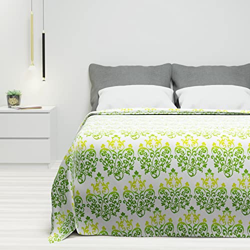 Byour3: Colcha 100  Puro Algodón Estampada