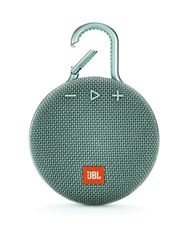 JBL CLIP3 Bluetoothスピーカー IPX7防水/パッシブラジエーター搭載/ポータブル/カラビナ付 ティール JBLCLIP3TEAL