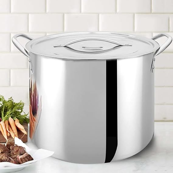 Bene Casa - Durable Stainless Steel Kettle - Can Hold 5 Gallons - Ideal Size for Extract Brewing