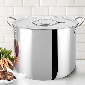 Bene Casa - Durable Stainless Steel Kettle - Can Hold 5 Gallons - Ideal Size for Extract Brewing