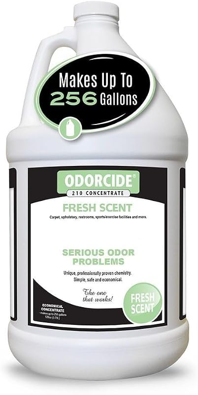 Odorcide Fresh Scent Removedor de Odores Concentrado para Carpetes, Madeira e Tecidos 3,79 L