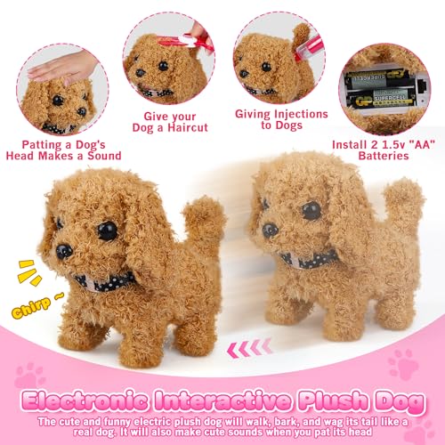 image for MR.TN 33Pcs Pet Doctor Kit for Toddlers - Dress Up Costume & Pretend D