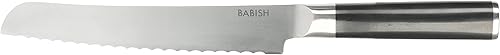 Miniatura 20 de Babish Cubiertos de acero alemán de alto carbono 1.4116, cuchillo forjado para carne de cocina 4pk Juego de cuchillos para carne, acero inoxidable