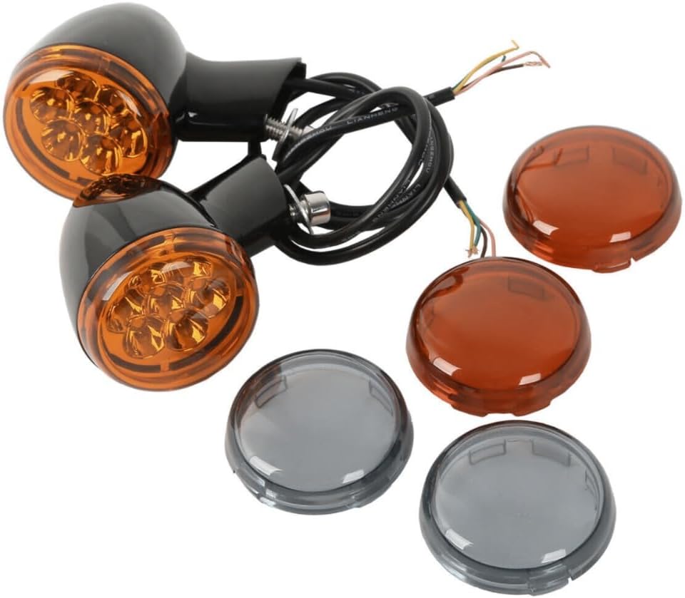 Rear Turn Signals Lights Bracket Fits XL 883 1200 -(Black) -(Rear-Position), adapt to your car