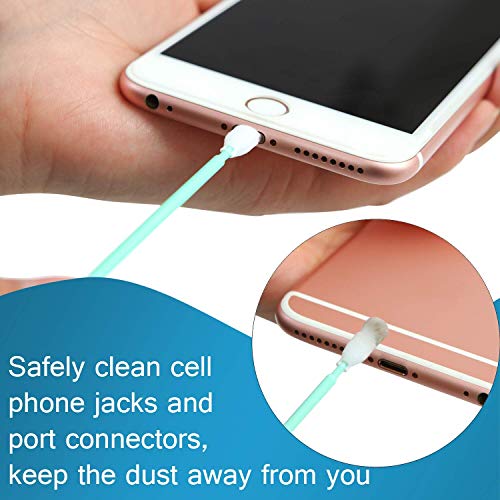 Aneco 58 Pieces Cell Phone Cleaning Kit Brush Set USB Charging Port Headphone Jack Cleaning Kit and Dust Plug Compatible with iPhone, iOS Android, Cell Phone, Electronics Cleaner