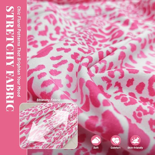 Image of LYCY Womens Pajama Sets Floral Print, Long Sleeve Button Down Pajamas Set for Women Soft Sleepwear Pjs 2 piece Loungewear
