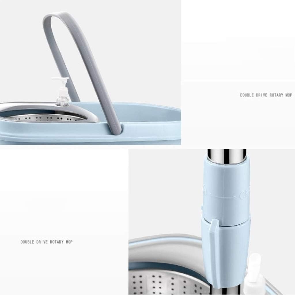 Spin Mop 360° Self Wringing Spinning Washable Microfiber Heads Easy to Use and Store