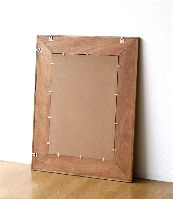 組み木風　アジア壁掛け Amazon.co.jp: 鏡 壁掛けミラー ウォールミラー 木製 アジアン